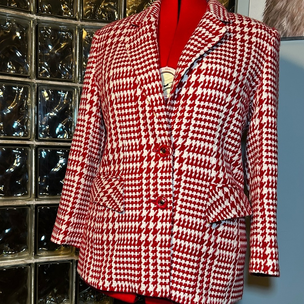 Vintage Kenzo Houndstooth Blazer